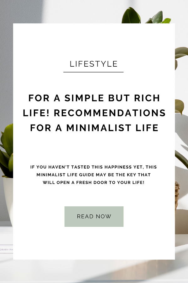 minimalist life